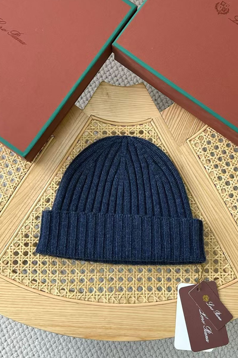 Loro Piana Кашемировая шапка  Premium - Blue