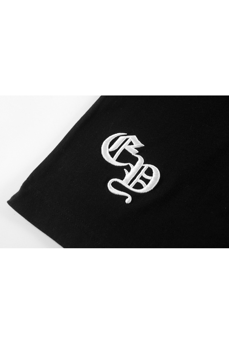 Designer Clothing Чёрная оверсайз футболка Gothic logo