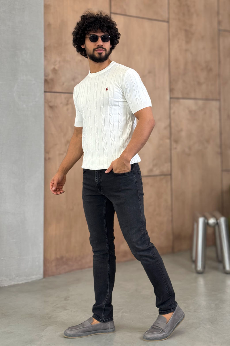Lacoste Мужские чёрные джинсы 