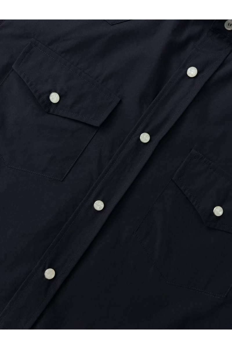 Designer Мужская тёмно-синяя рубашка Premium