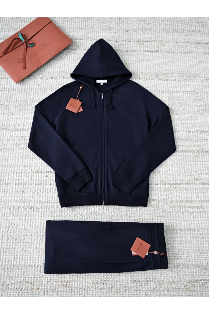 Loro Piana Тёмно-синий спортивный костюм premium
