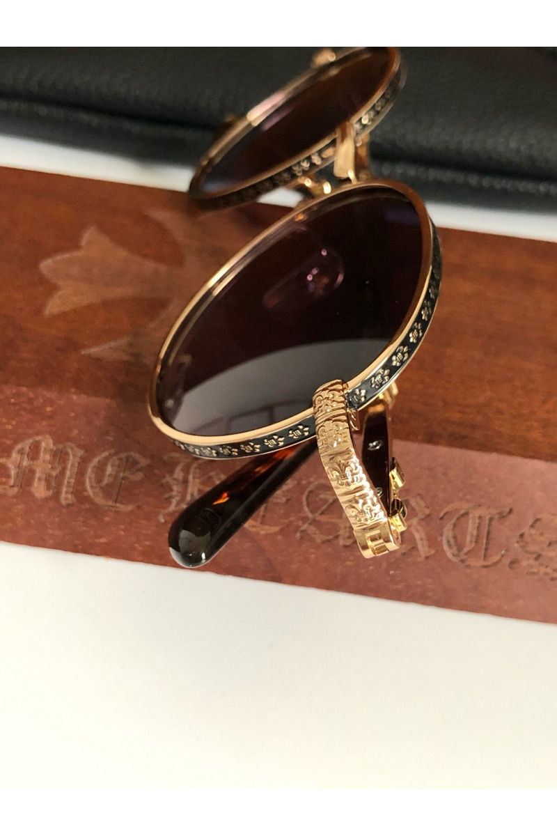 Chrome Hearts Солнцезащитные очки Metal Oval