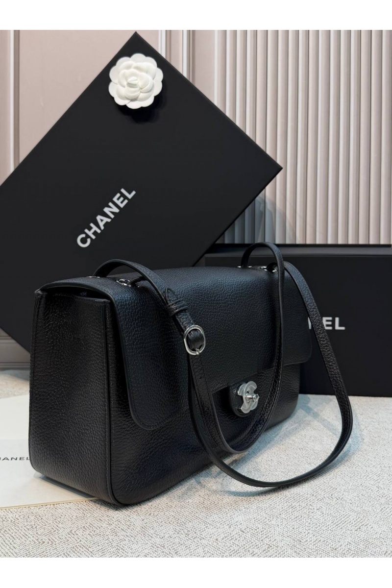 Chаnеl Кожаная сумка premium 32x19.5x10 см