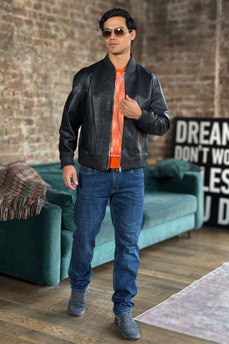 Gucci Кожаная куртка premium