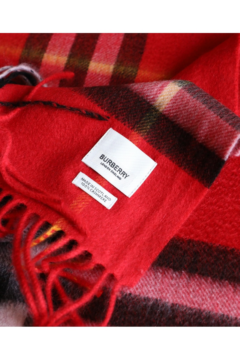 Burberry Шарф Check premium 168x30 см - Red