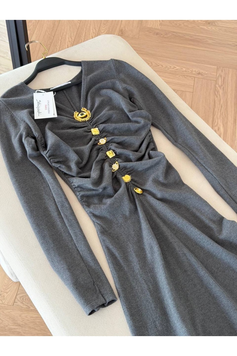 Schiaparelli Женское трикотажное платье Premium - Grey
