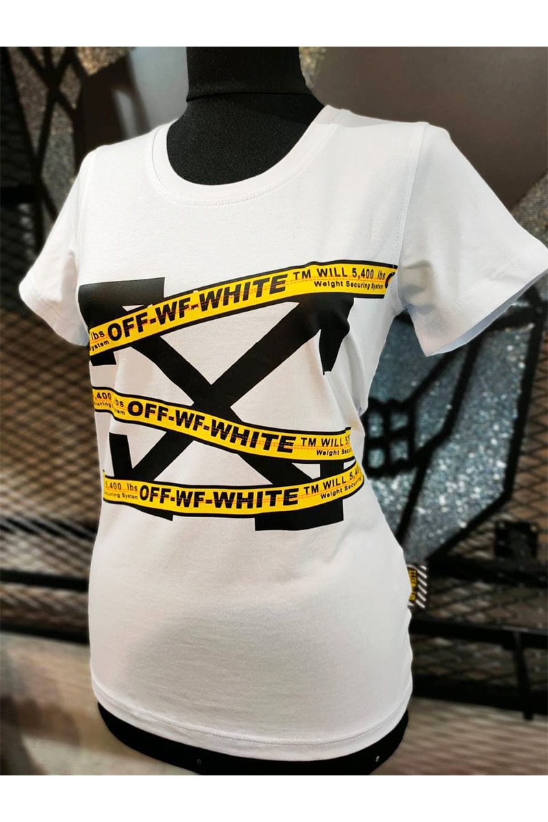 Off-White Женская футболка - White
