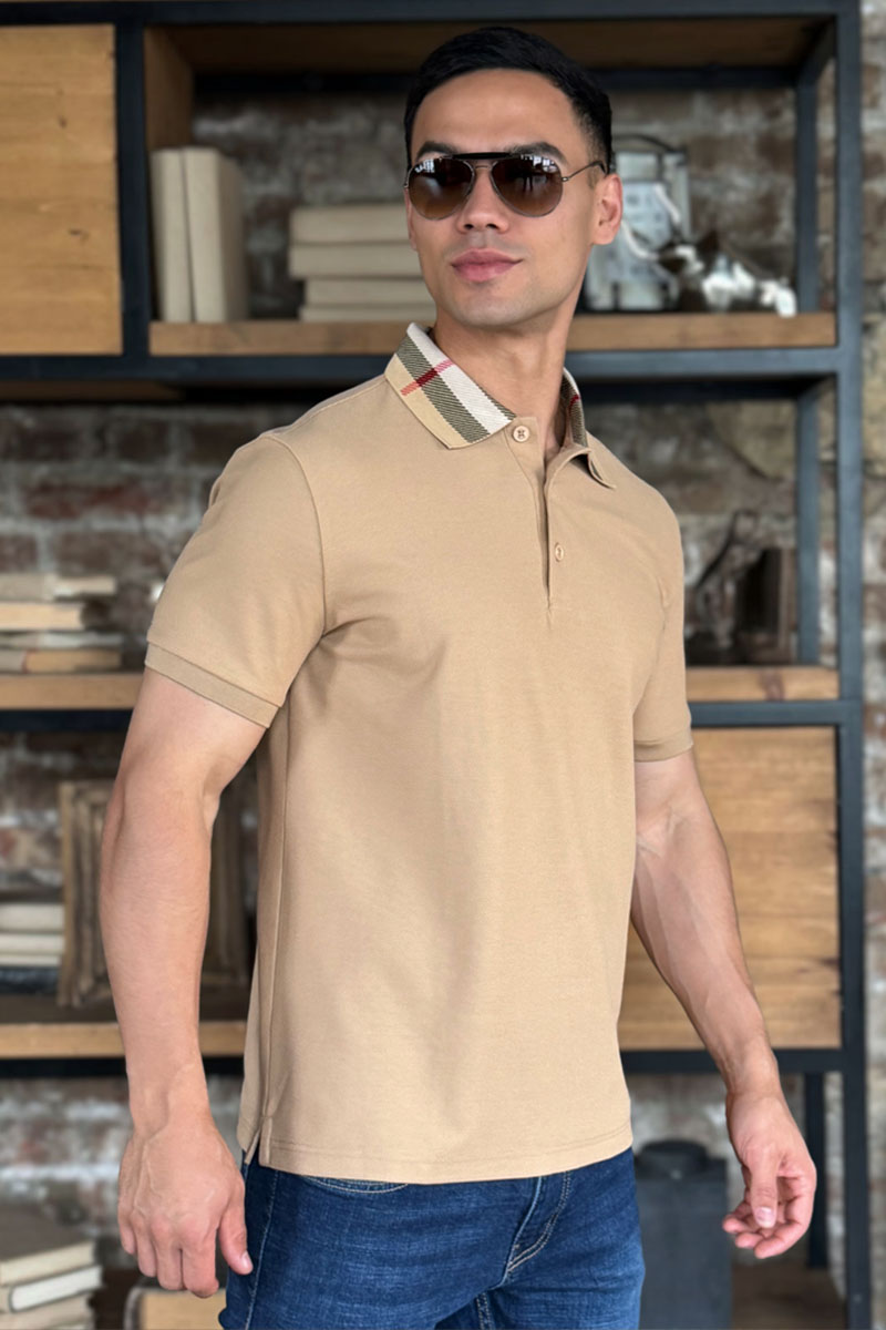 Burberry Мужское поло Premium - Beige