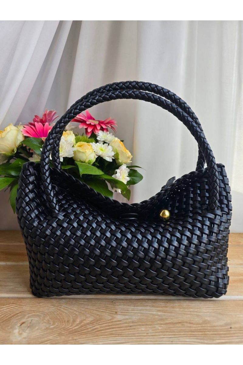 Bottega Veneta Кожаная сумка intrecciato 30x14 см