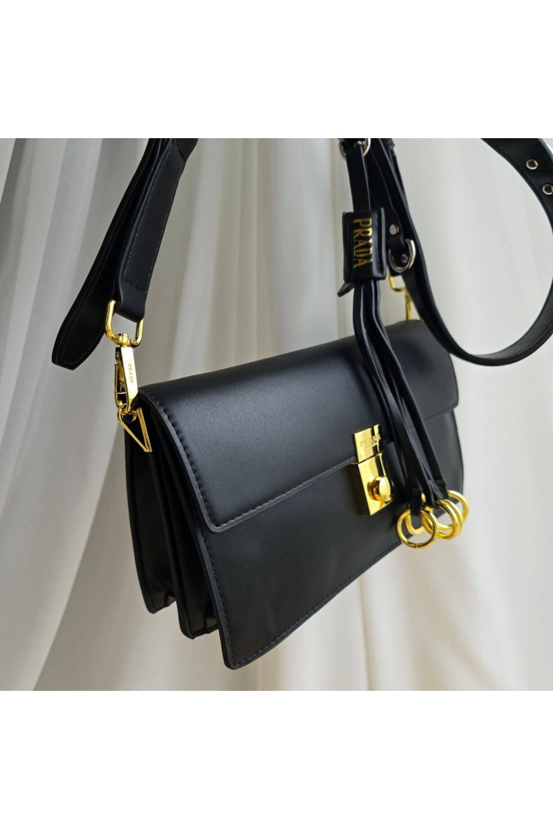 Prada Кожаная сумка Small Soft Sound 23x14 см