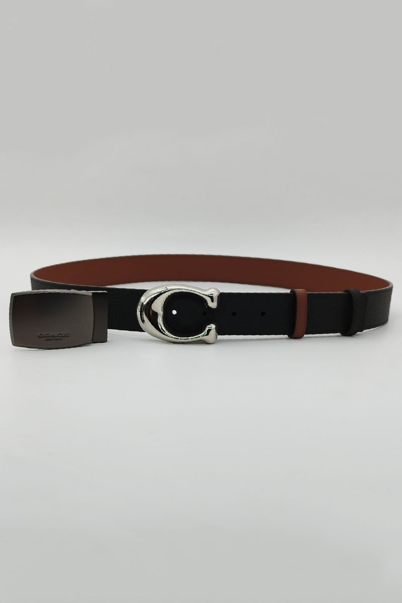 Coach Двусторонний кожаный ремень Coach (ширина 3.8 см, длина 110 см)