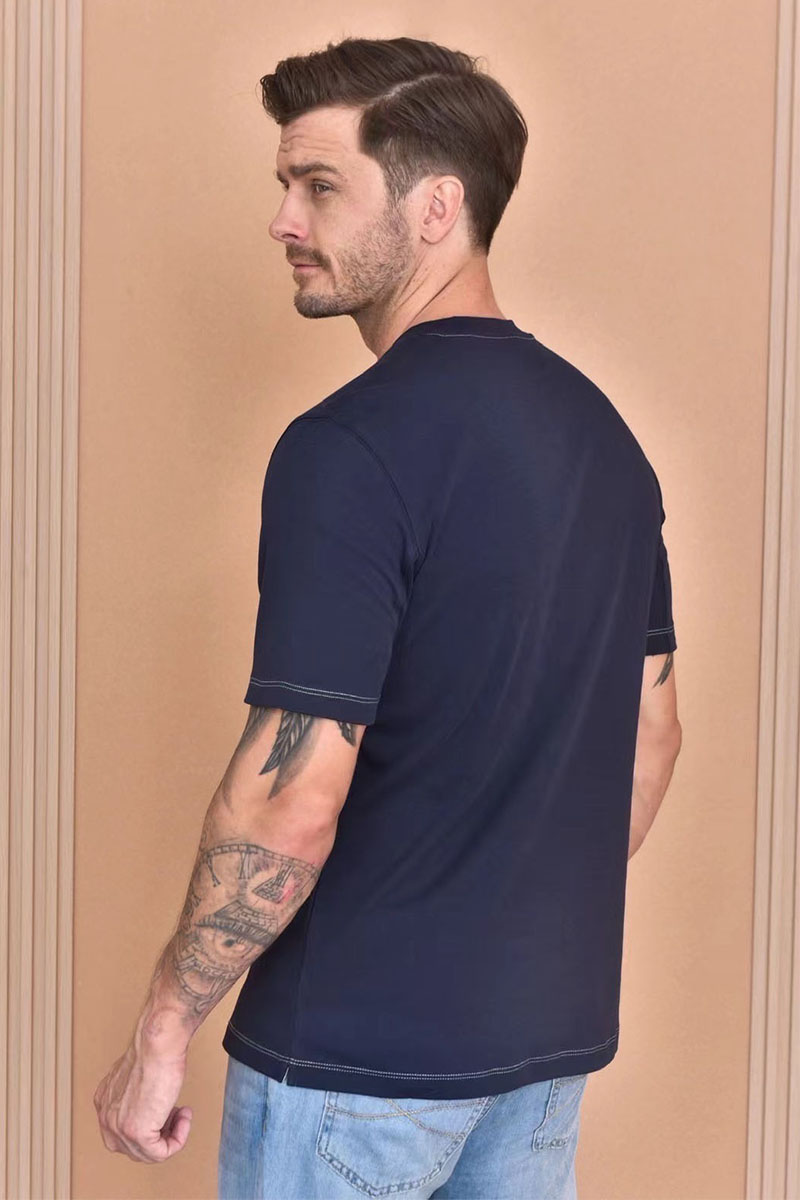 Designer Мужская футболка Premium - Dark Blue 
