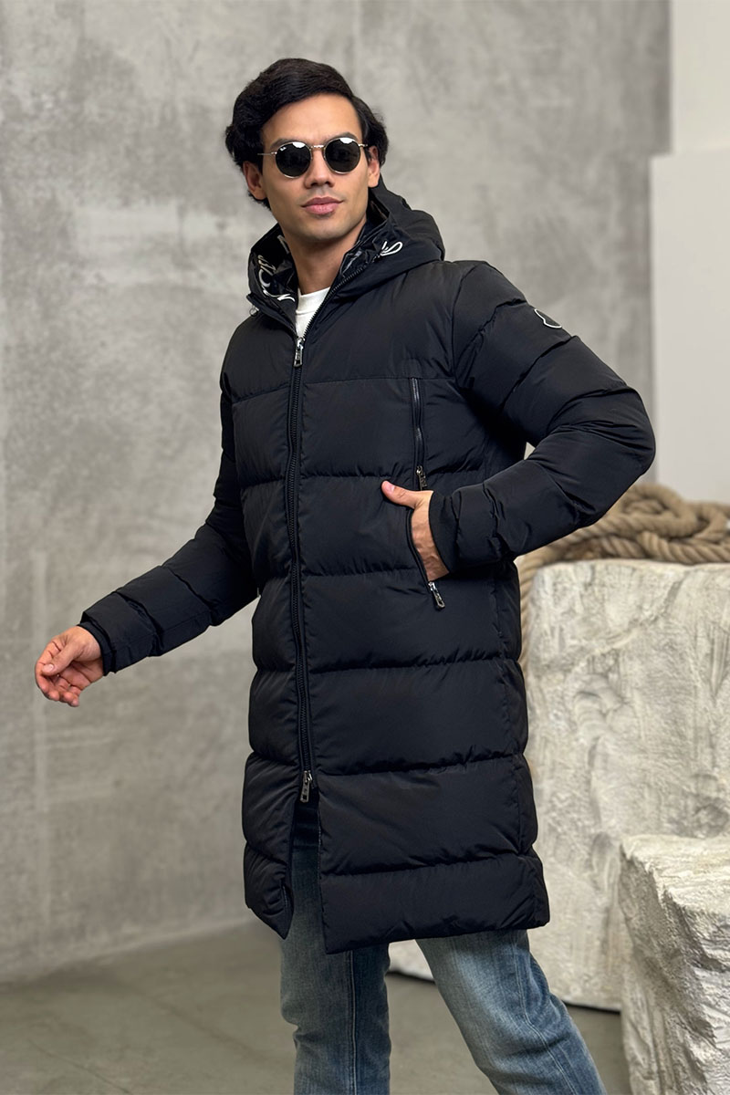 Moncler Мужская утеплённая парка Templon чёрного цвета