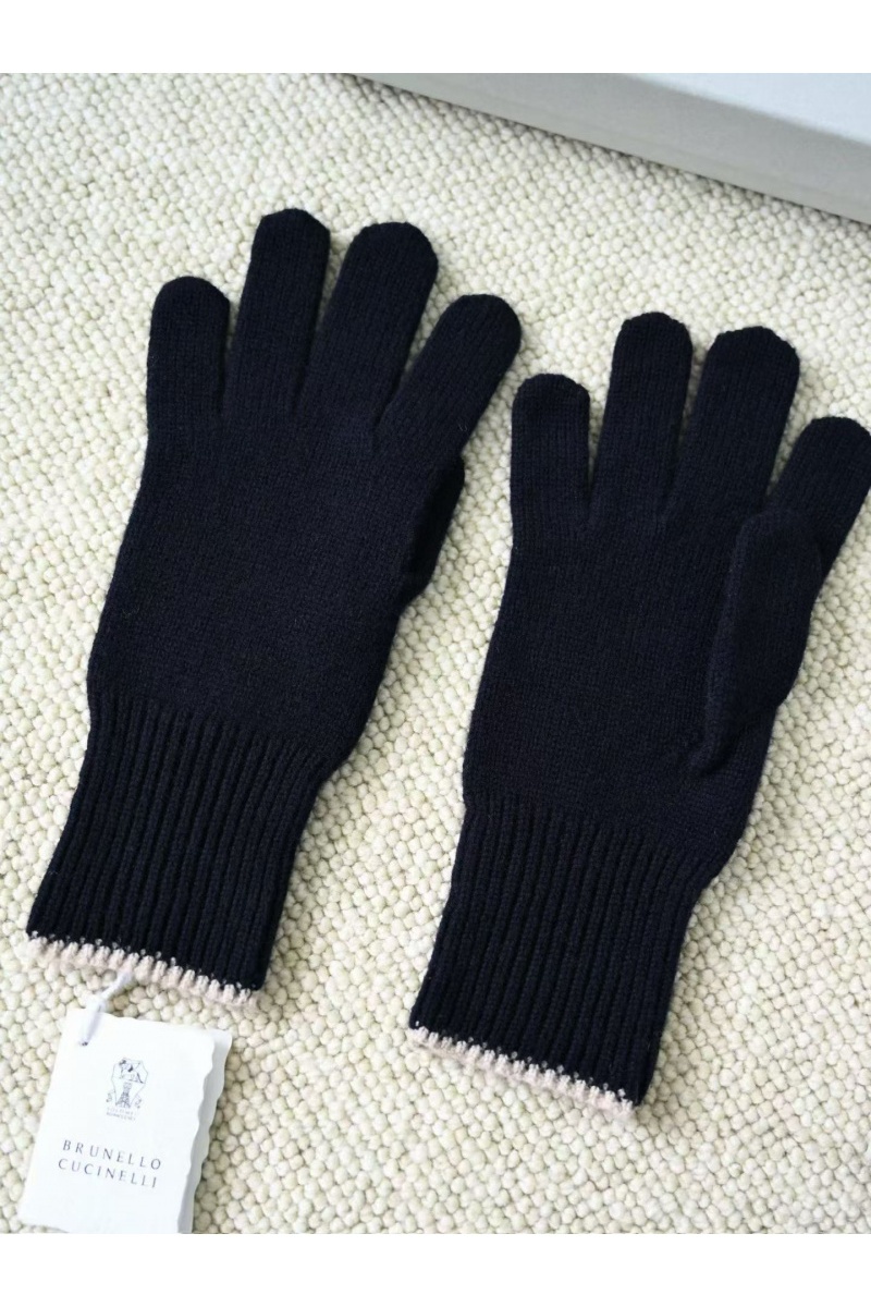 Designer Кашемировые перчатки premium - Dark Blue