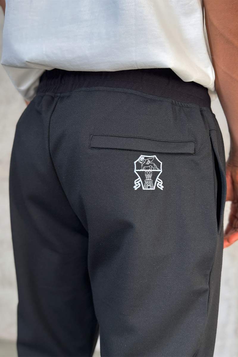 Designer Спортивный костюм logo-embroidered - Black