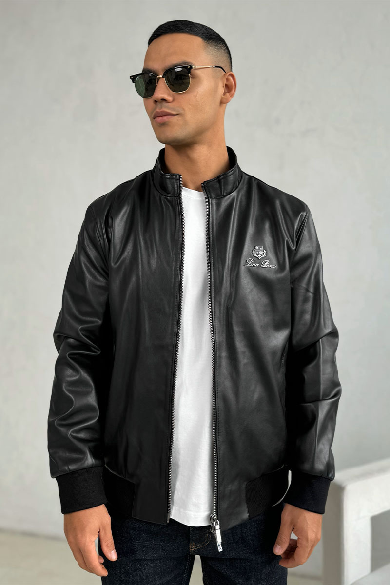 Loro Piana Мужская кожаная куртка 