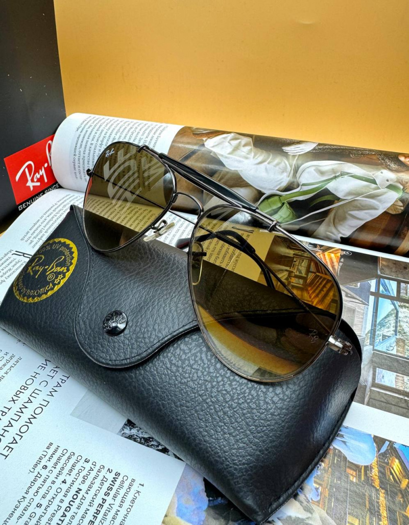 Ray Ban Солнцезащитные очки Aviator Large Metal