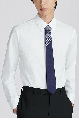 Мужской галстук тёмно-синего цвета Oblique