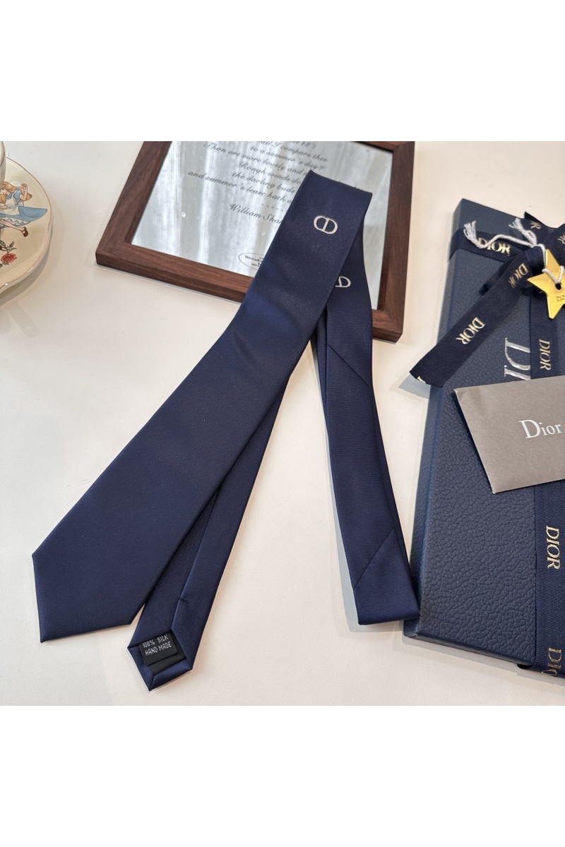 Dior Галстук logo-embroidered premium - Navy