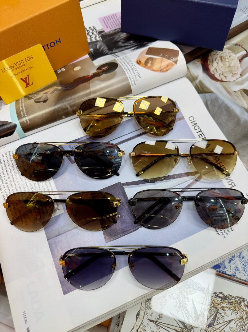 Lоuis Vuittоn Брендовые солнцезащитные очки-авиаторы