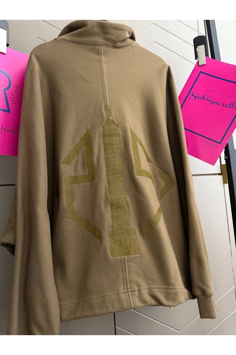 Schiaparelli Женская кофта с высоким горлом premium - Brown