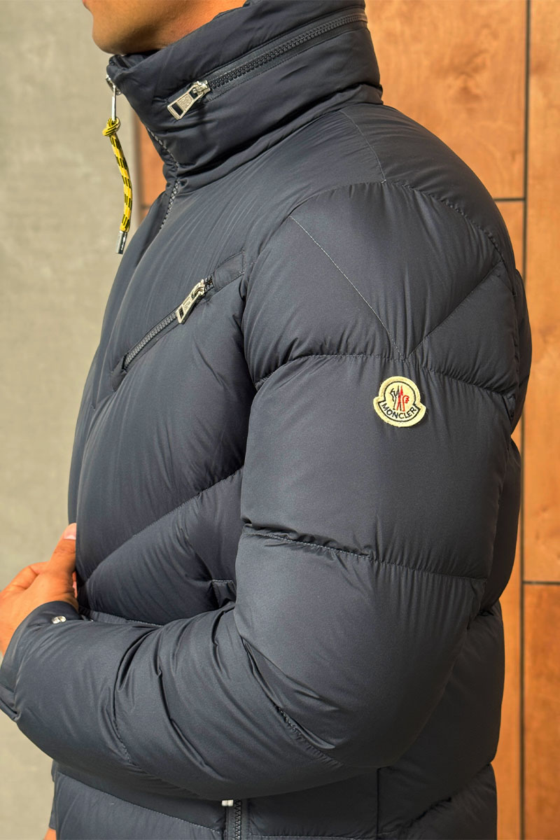Moncler Мужской тёмно-синий пуховик Katmai