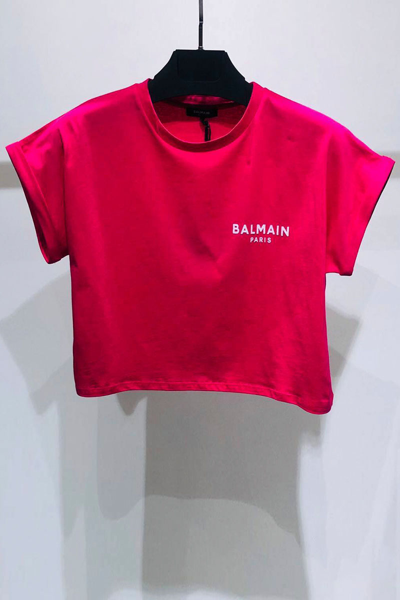 Balmain Женская футболка Paris - Pink