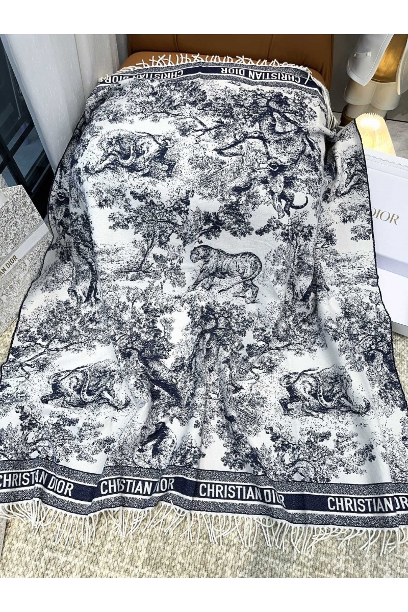 Dior Шарф Toile de Jouy Sauvage premium 140x140 см