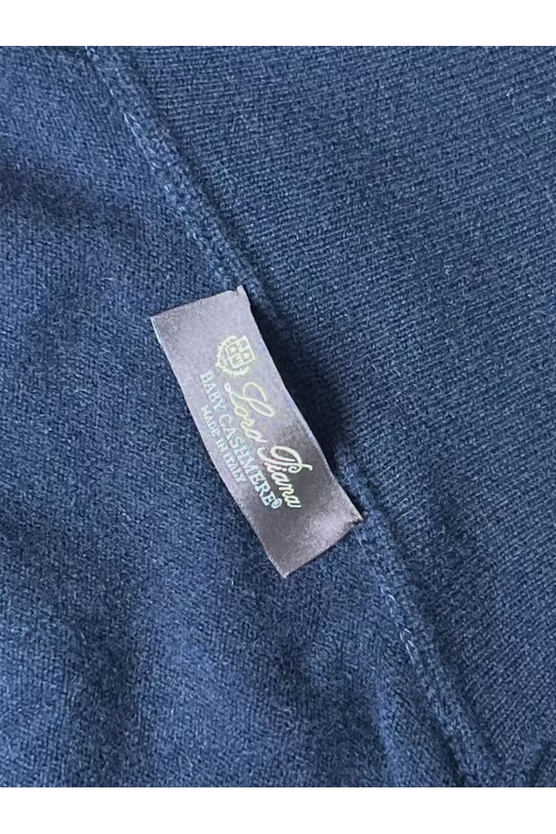 Loro Piana Мужская водолазка Premium - Black Blue