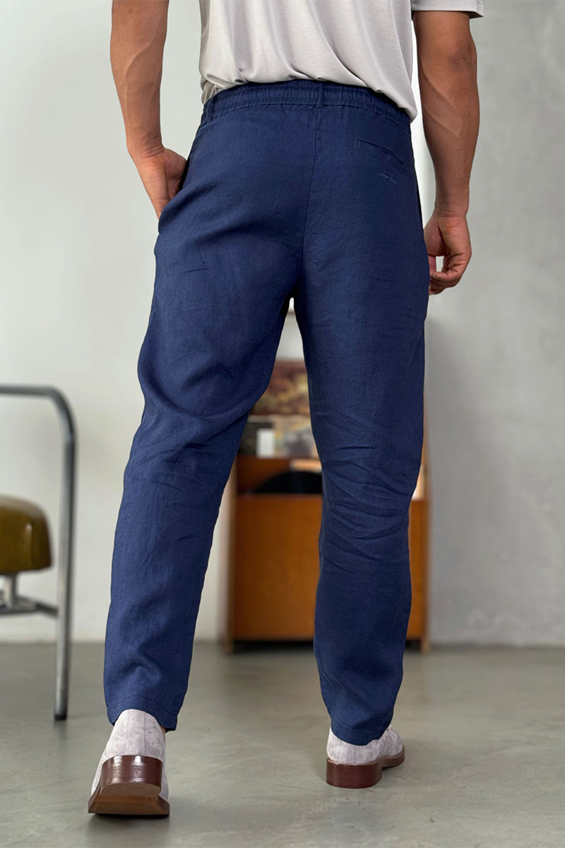 Loro Piana Мужские синие брюки