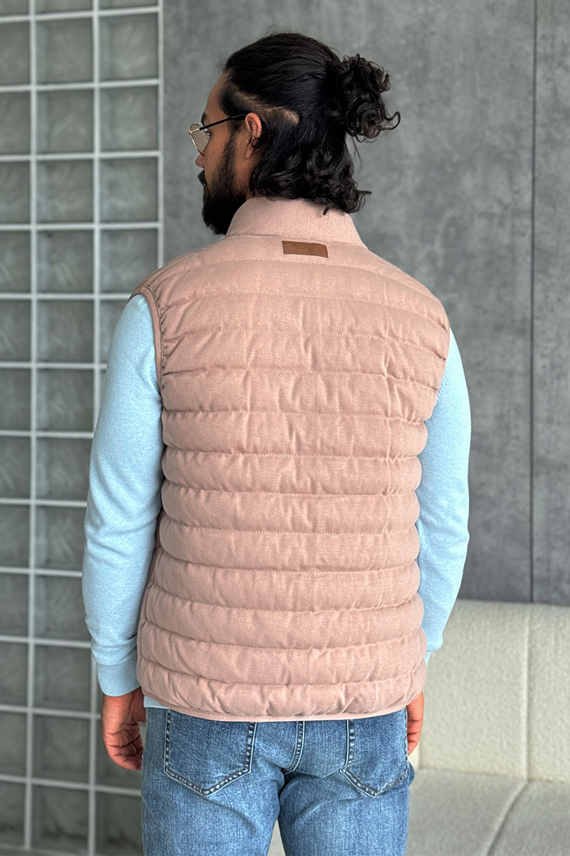 Loro Piana Бежевый двусторонний жилет