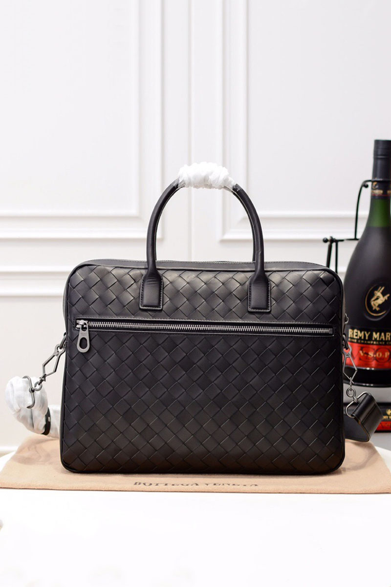 Bottega Veneta Кожаный портфель Premium 36x27x6 см