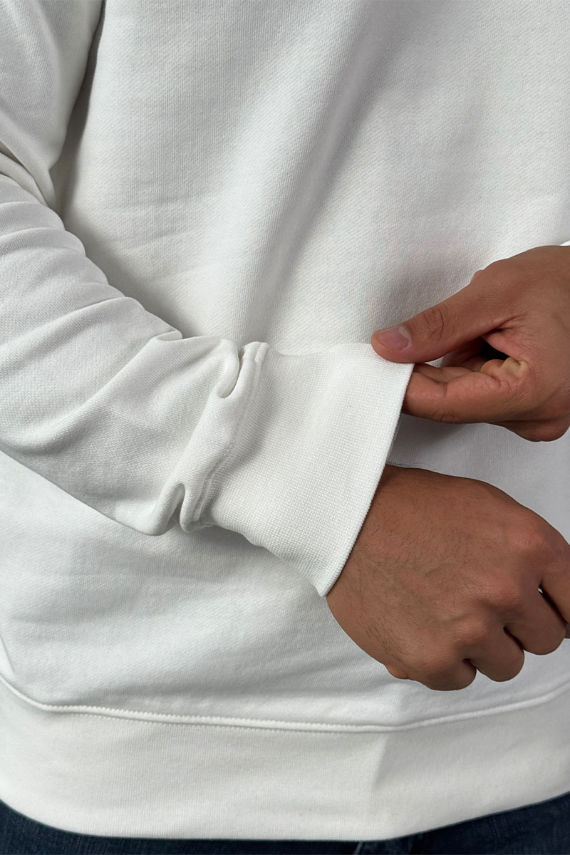 Hugо Воss Белый свитшот Dranach chest-tape