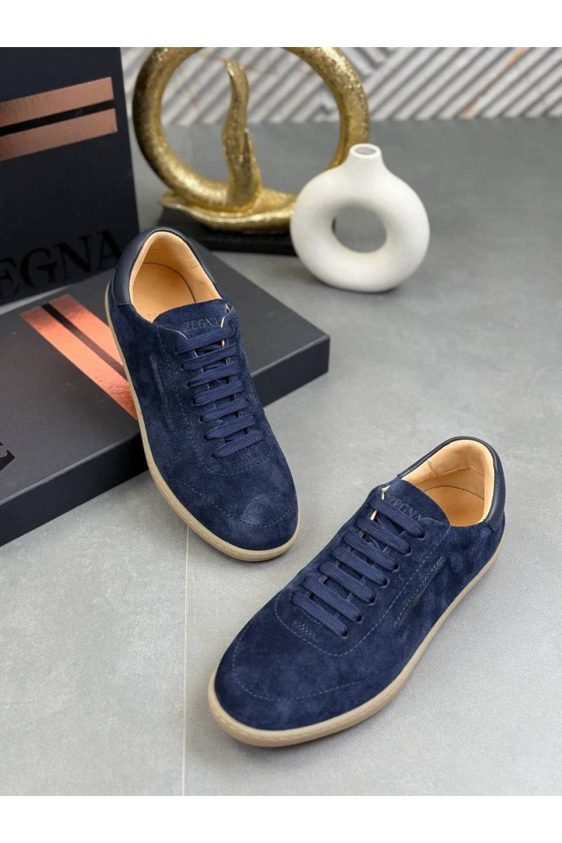 Zegna Мужские замшевые кроссовки "232"