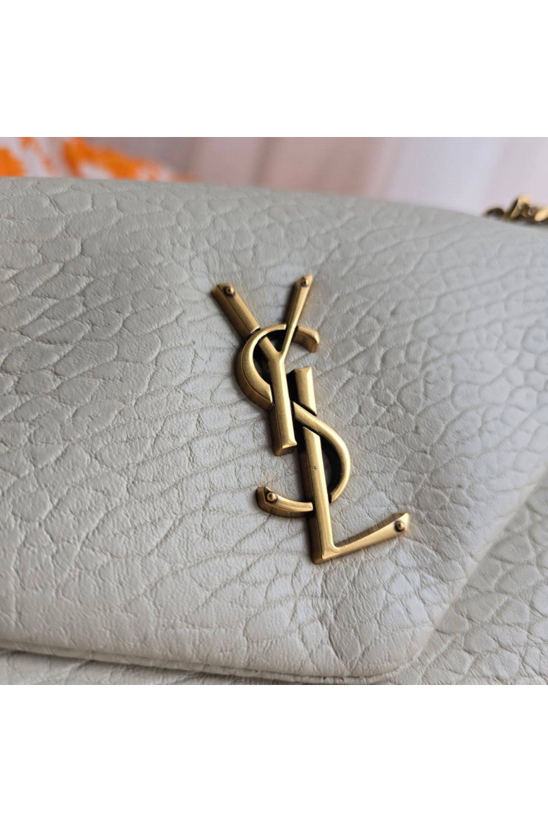 Yves Saint Laurent Кожаная сумка Calypso 27x13 см