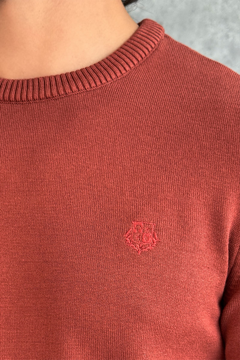 Loro Piana Мужской красный джемпер