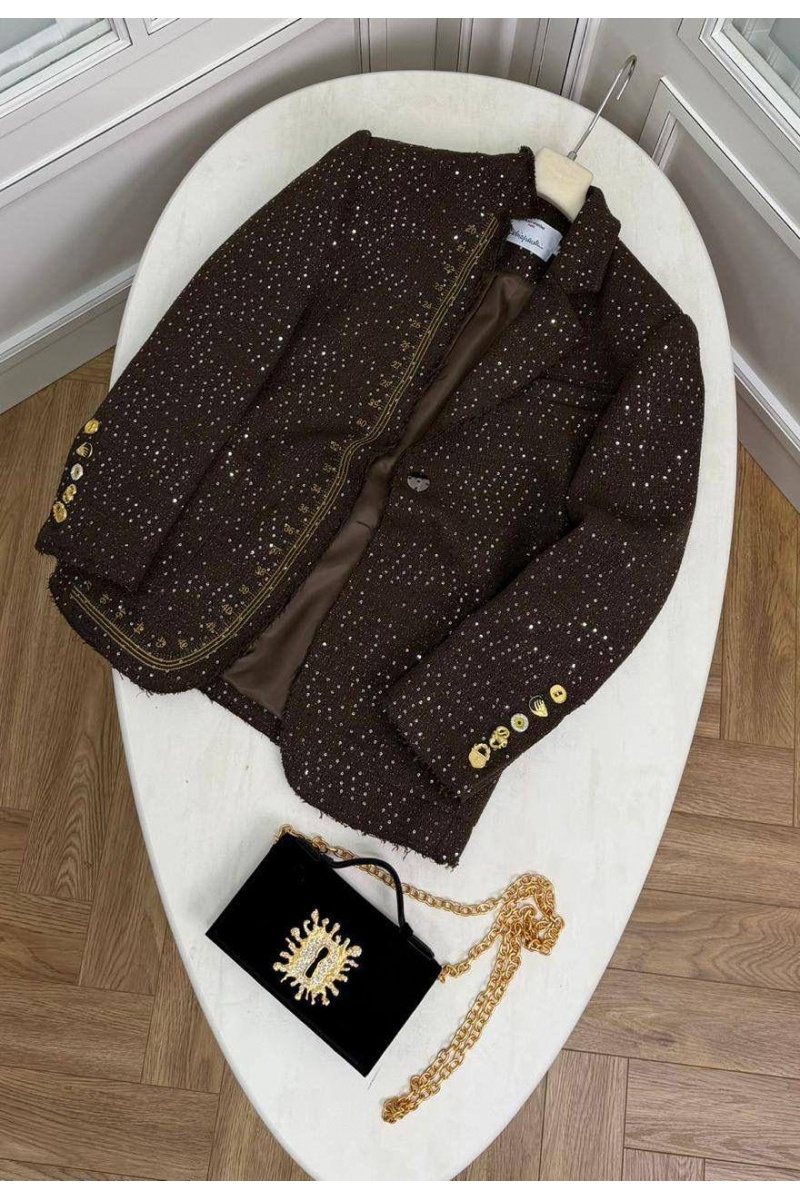 Schiaparelli Женский пиджак в пайетках premium