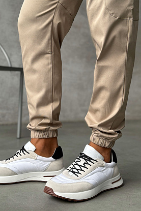 Замшевые кроссовки Week End Walk - White