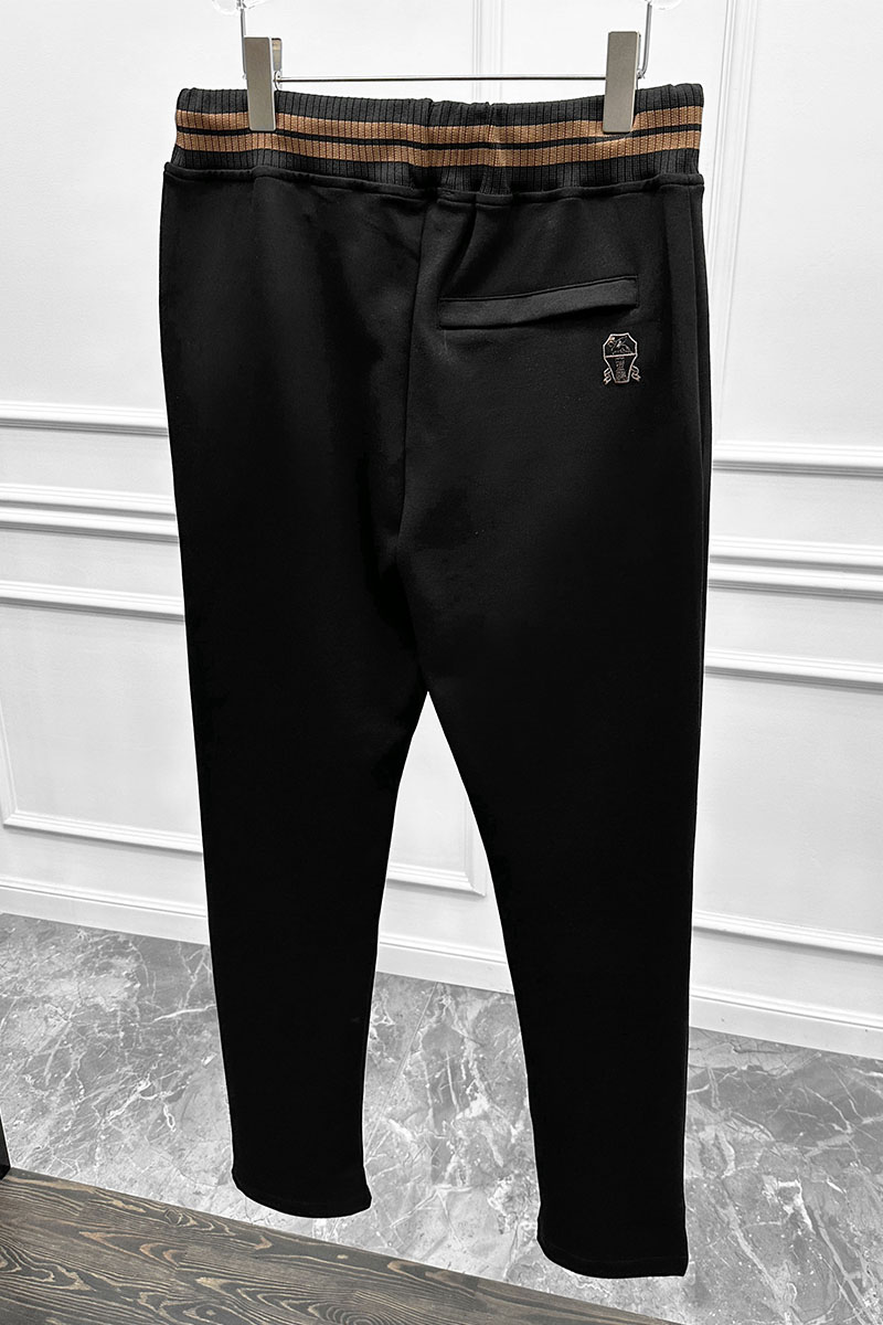 Brunеllо Сuсinеlli Спортивные штаны logo-embroidered - Black