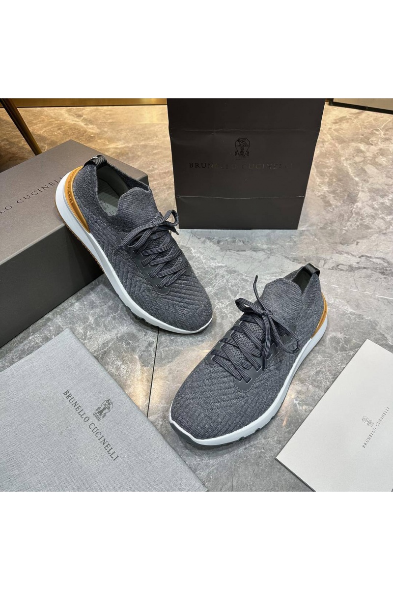 Designer Мужские кроссовки knitted - Grey