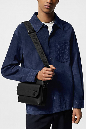 Кожаная сумка Fastline Messenger 24x18 см