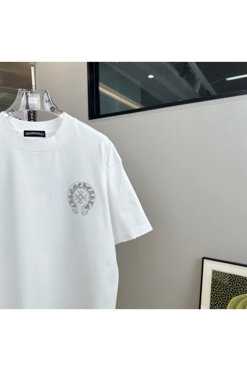 Chrome Hearts Белая оверсайз футболка Premium