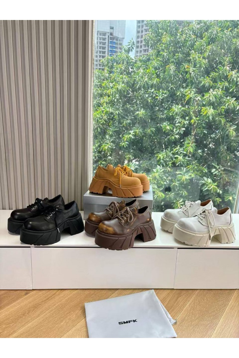 Designer Clothing Женские замшевые ботинки на платформе SMFK premium