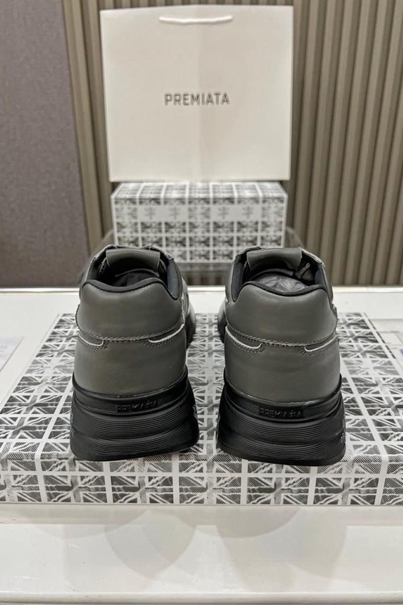 Premiata Кожаные кроссовки Mick - Grey