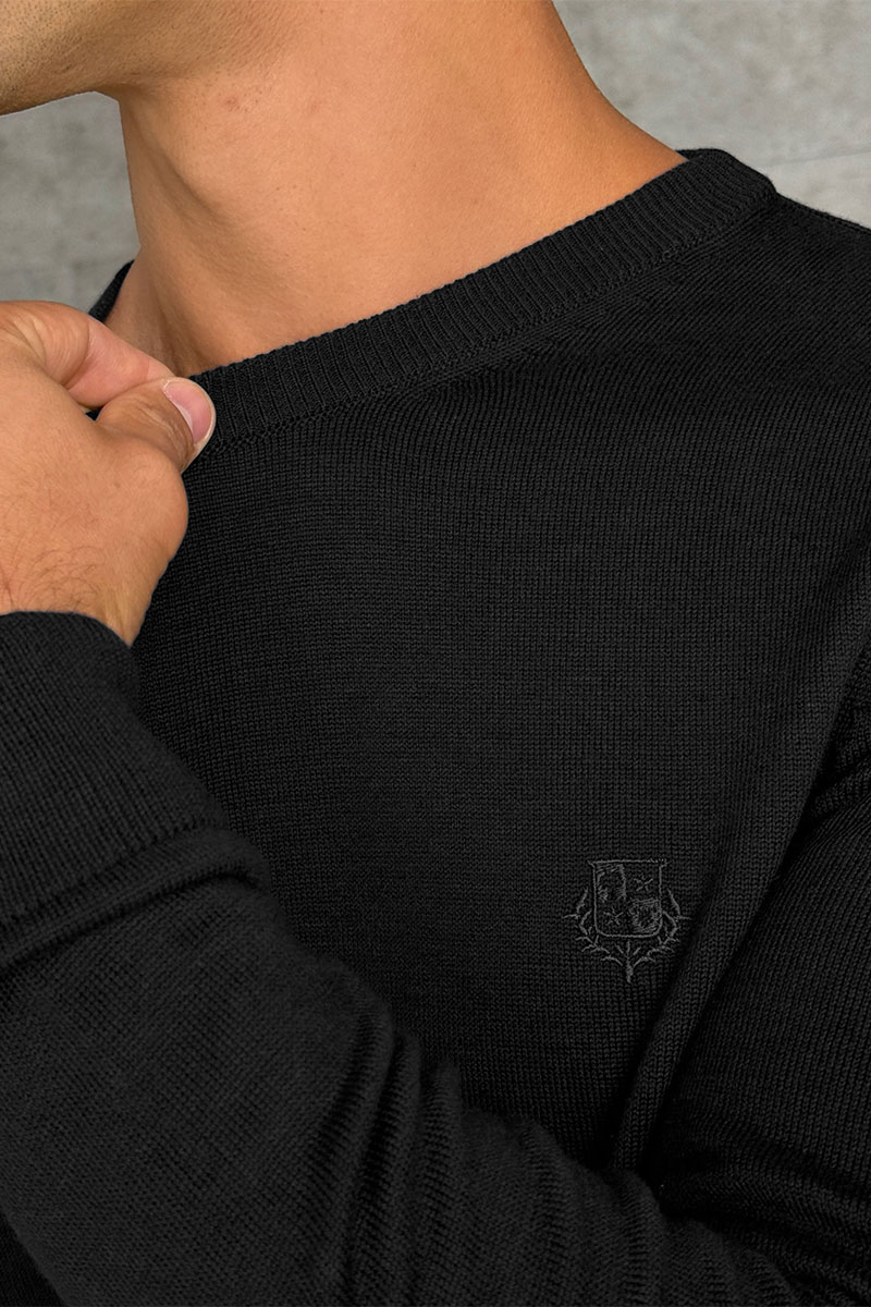 Loro Piana Мужской чёрный джемпер 