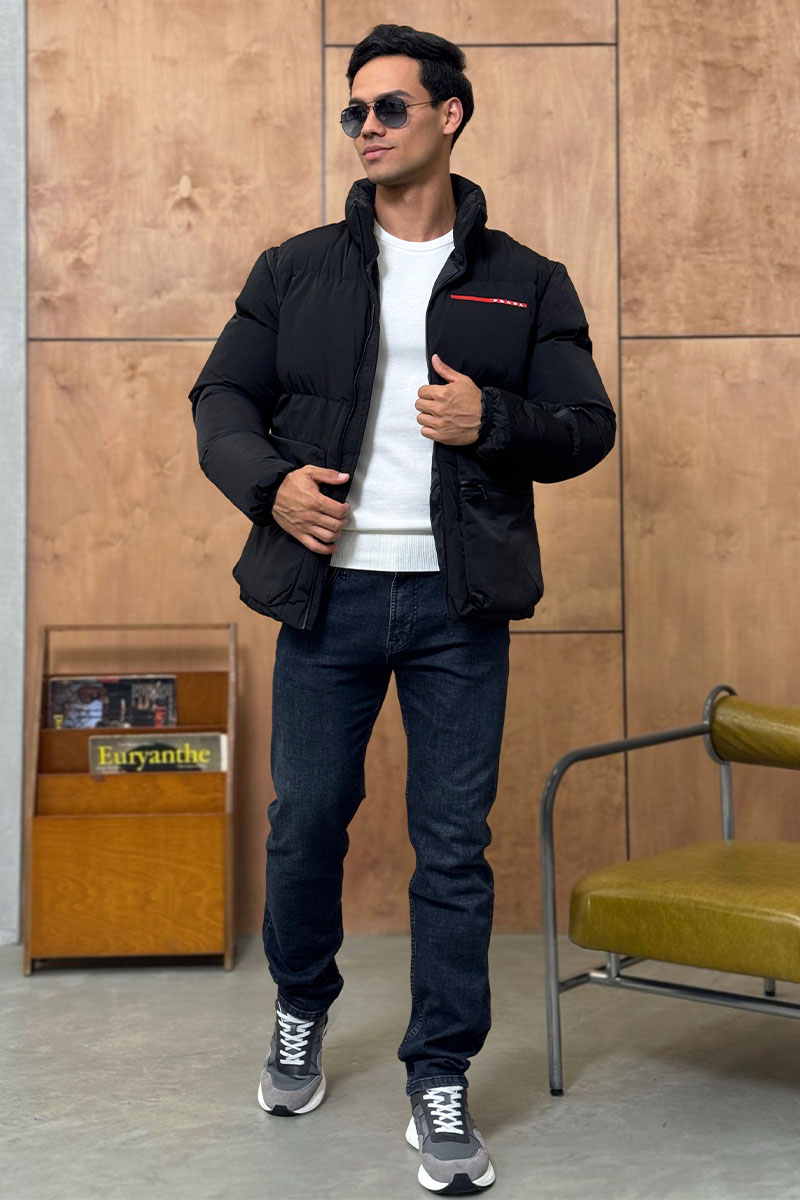 Prada Мужская куртка со съёмными рукавами Linea Rossa