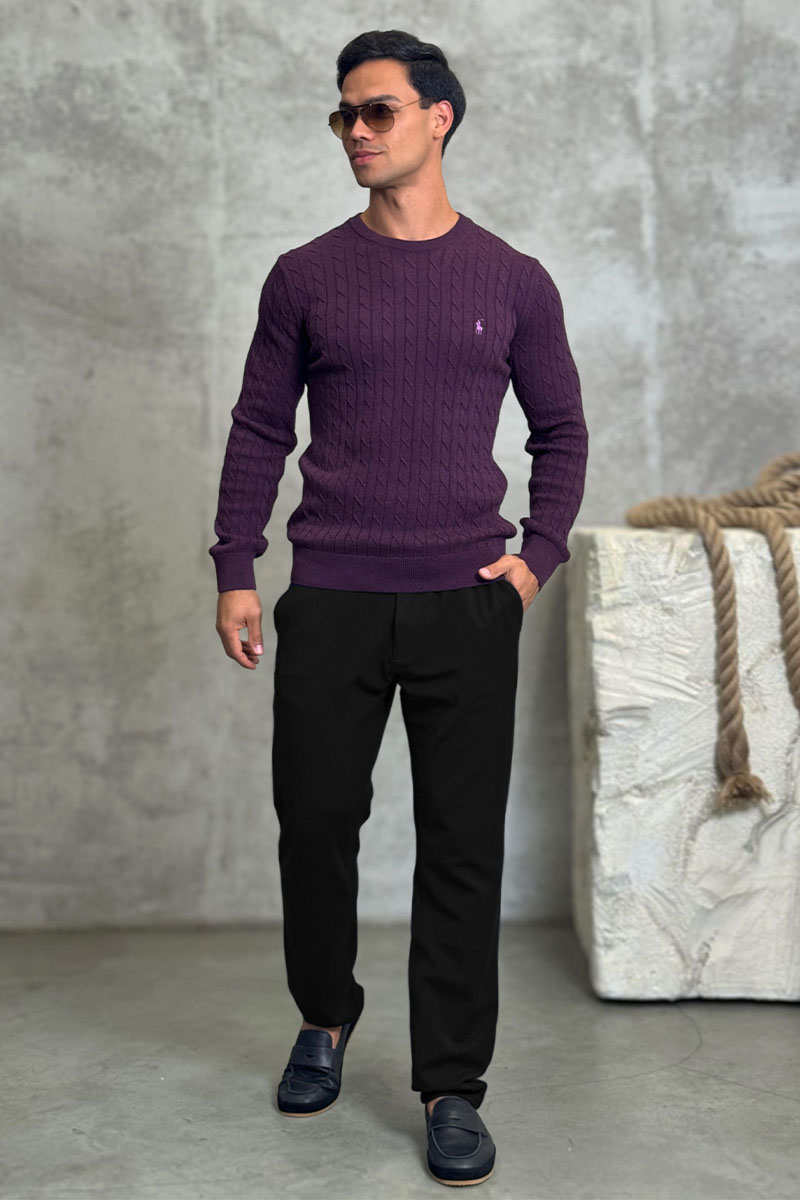 Tommy Hilfiger Мужские брюки narrow leg - Black