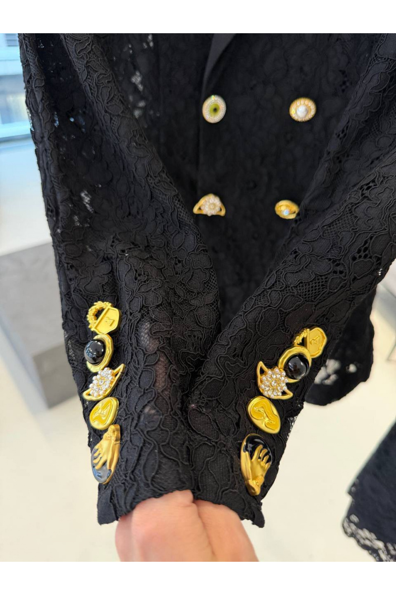 Schiaparelli Женский чёрный пиджак premium