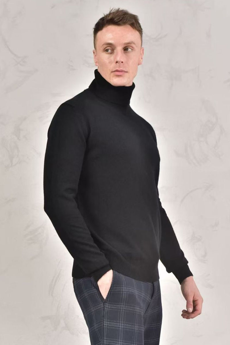 Loro Piana Мужская водолазка Premium - Black