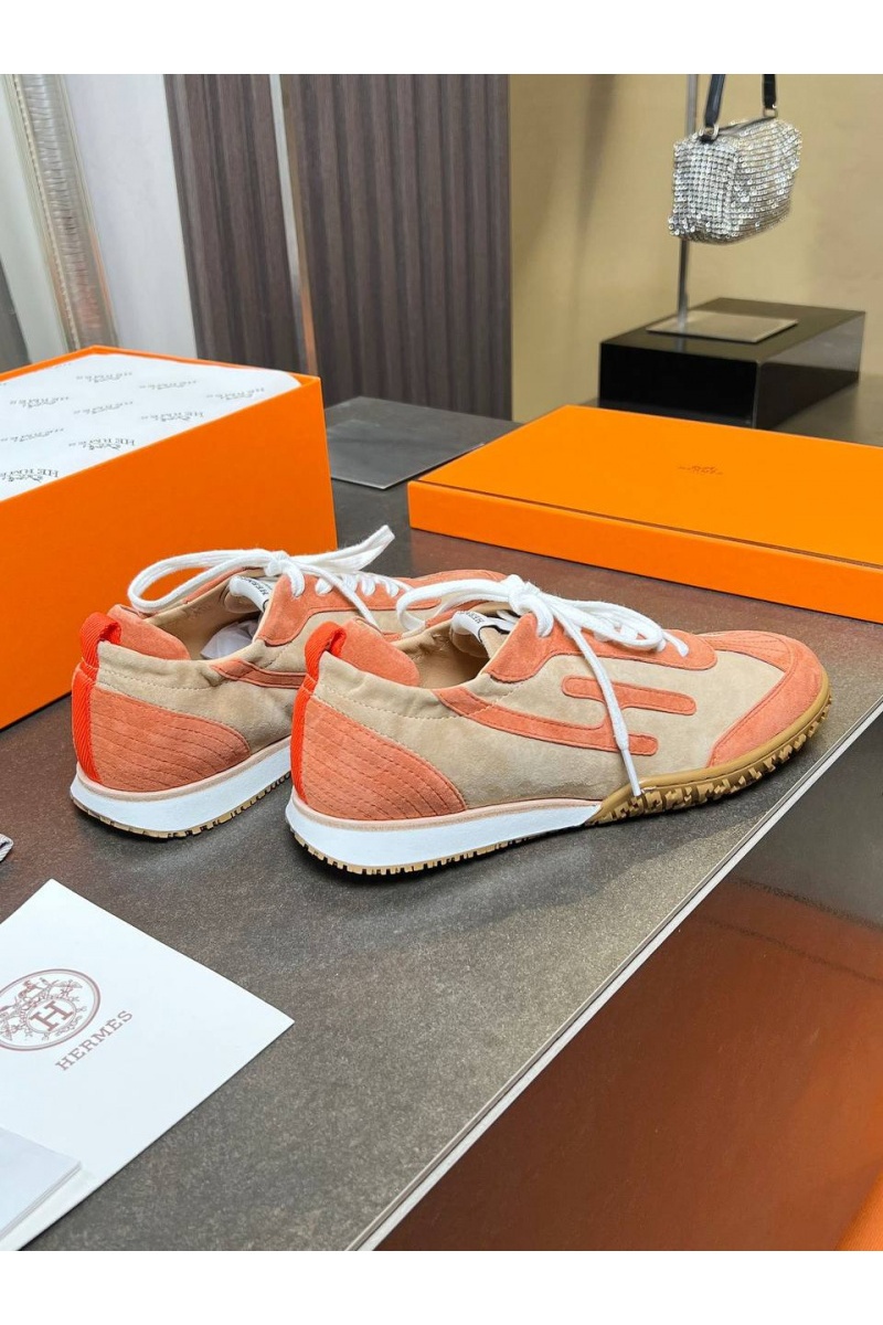 Hermes Женские комбинированные кроссовки Premium